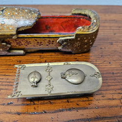 Early 19th Century Kashmiri Papier-Mâché Box | Antique & Vintage | Moonee Ponds Antiques | Australia Wide Delivery