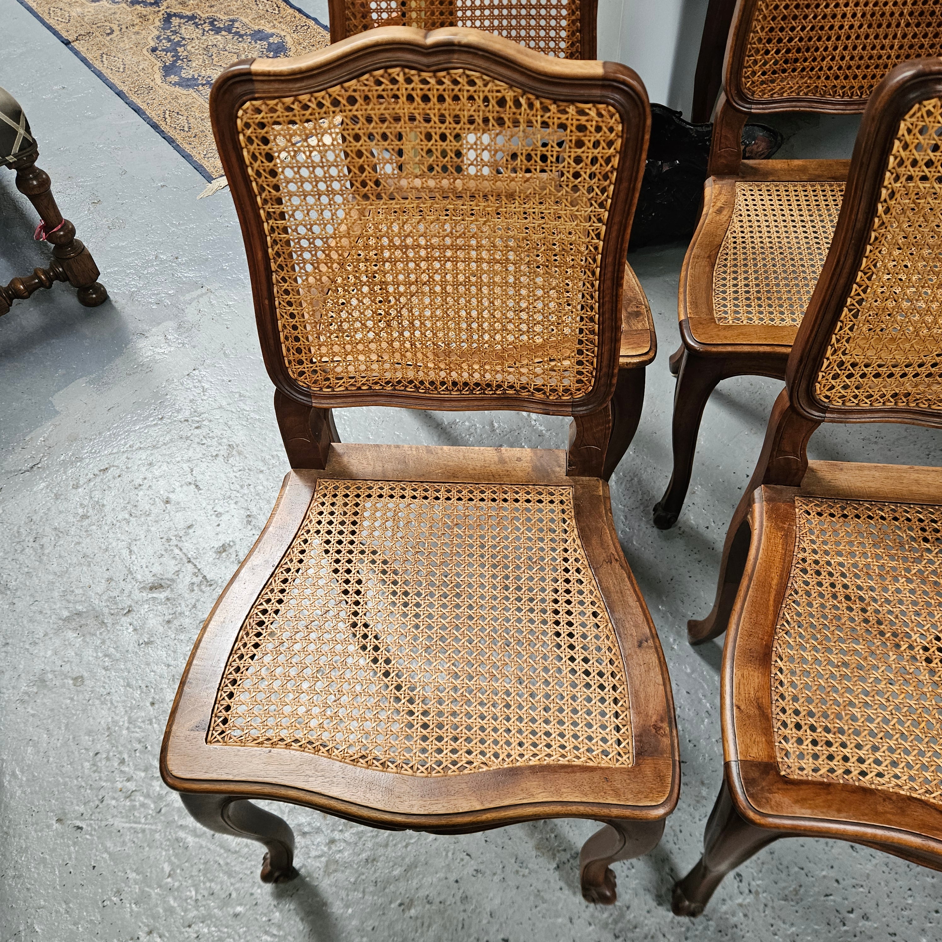 Antique Set of Four Cane Dining Chairs | Antique & Vintage | Moonee Ponds Antiques | Australia Wide Delivery