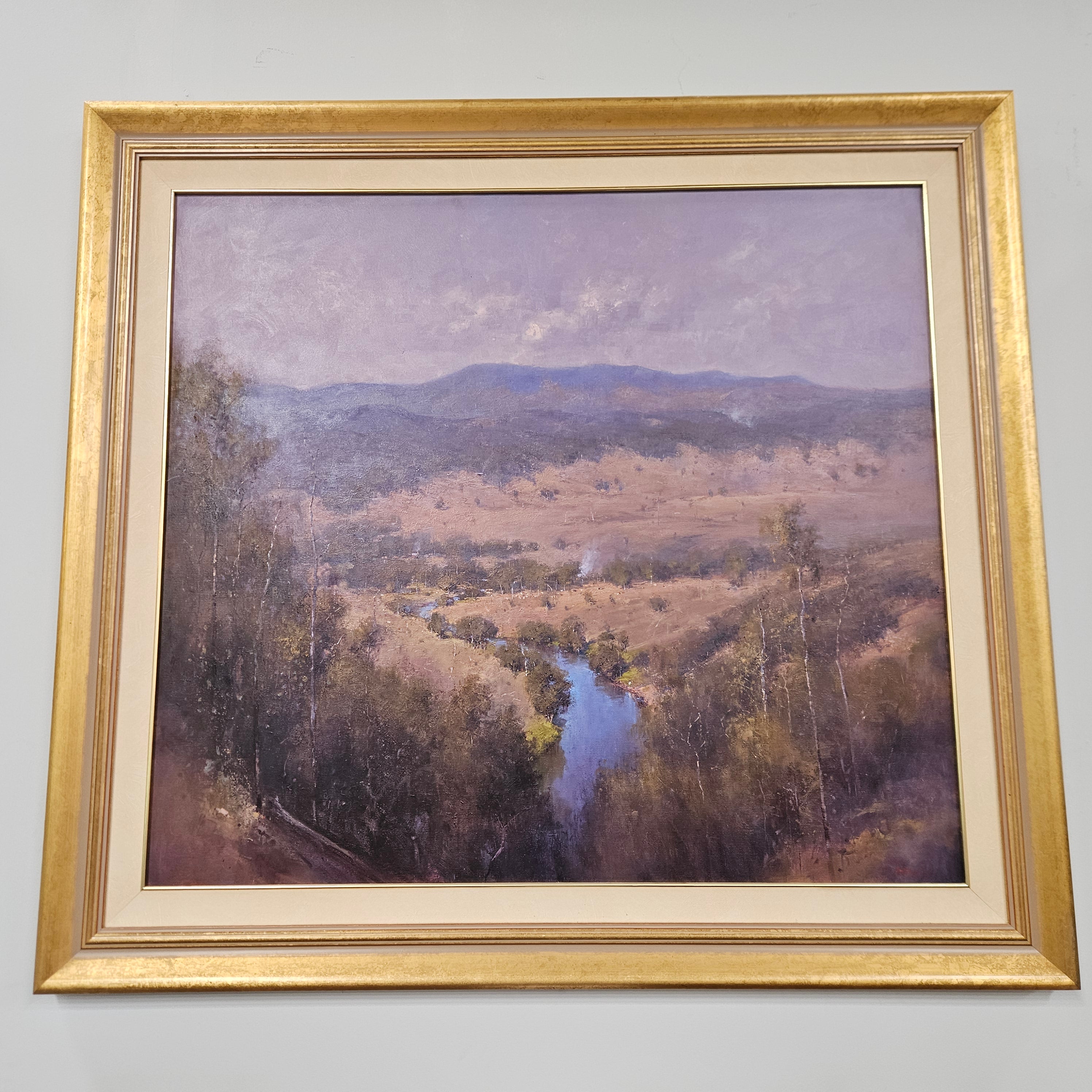 John Bredl Signed 'The Hunter Valley' Painting | Antique & Vintage | Moonee Ponds Antiques | Australia Wide Delivery