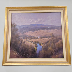 John Bredl Signed 'The Hunter Valley' Painting | Antique & Vintage | Moonee Ponds Antiques | Australia Wide Delivery