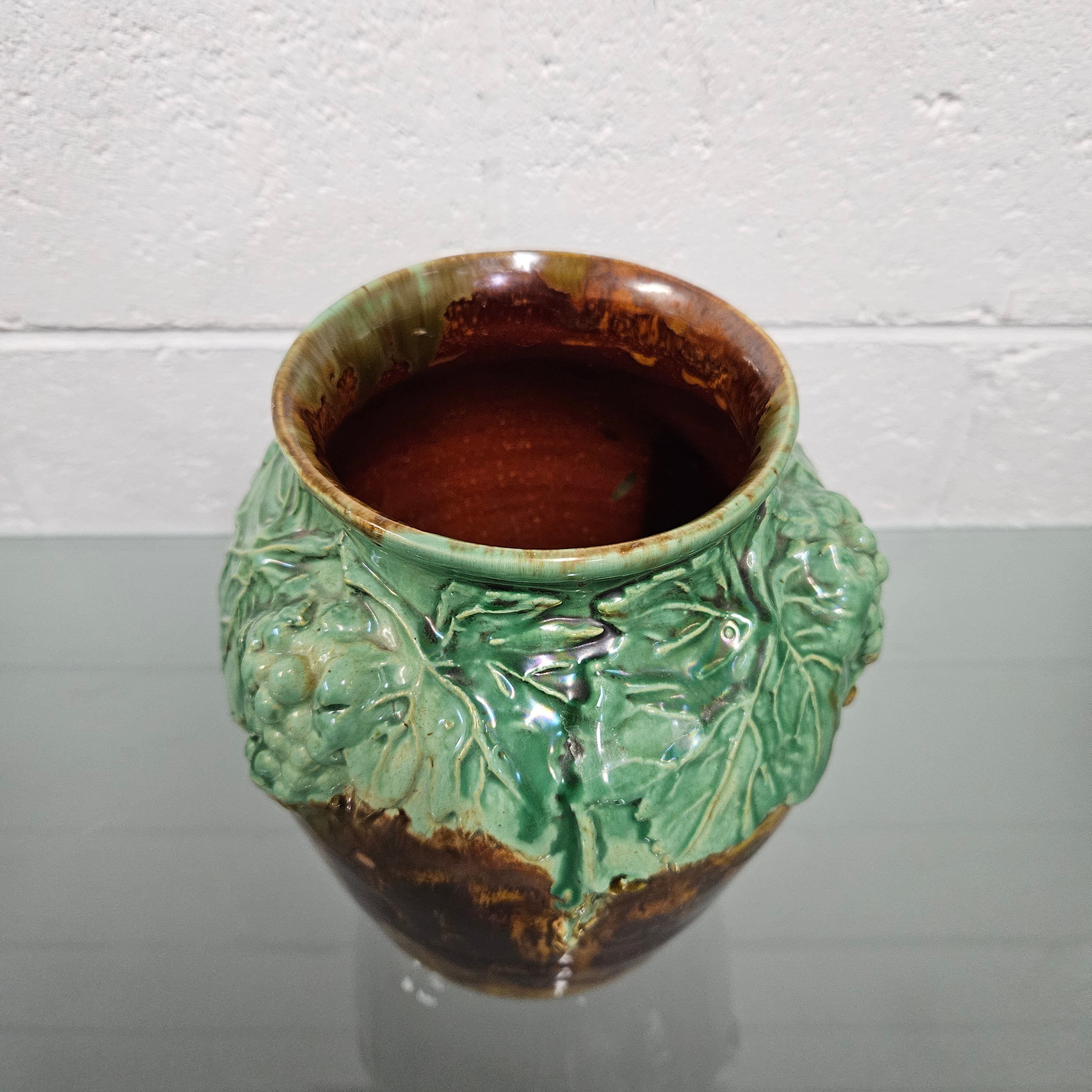 Large signed "Una Deerbon" Australian Pottery Vase | Antique & Vintage | Moonee Ponds Antiques | Australia Wide Delivery