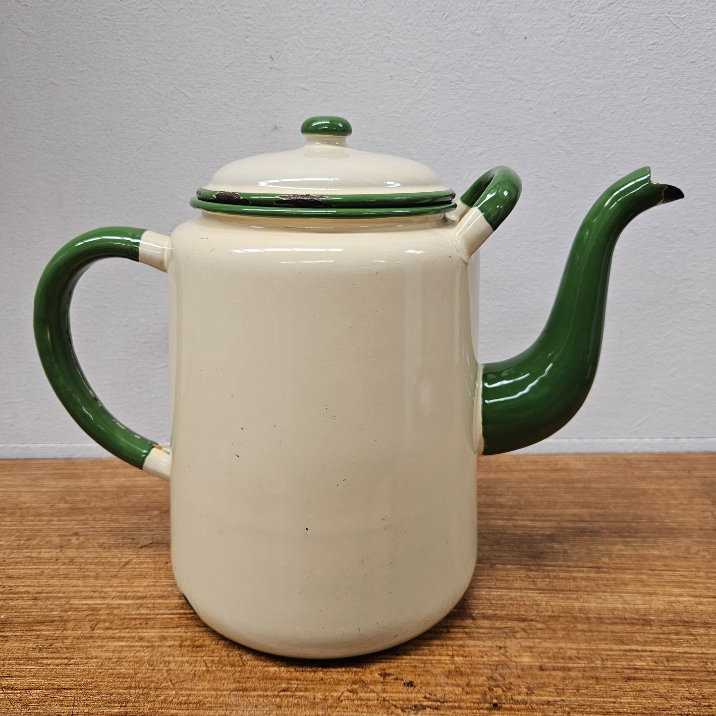 Vintage Enamel Teapot