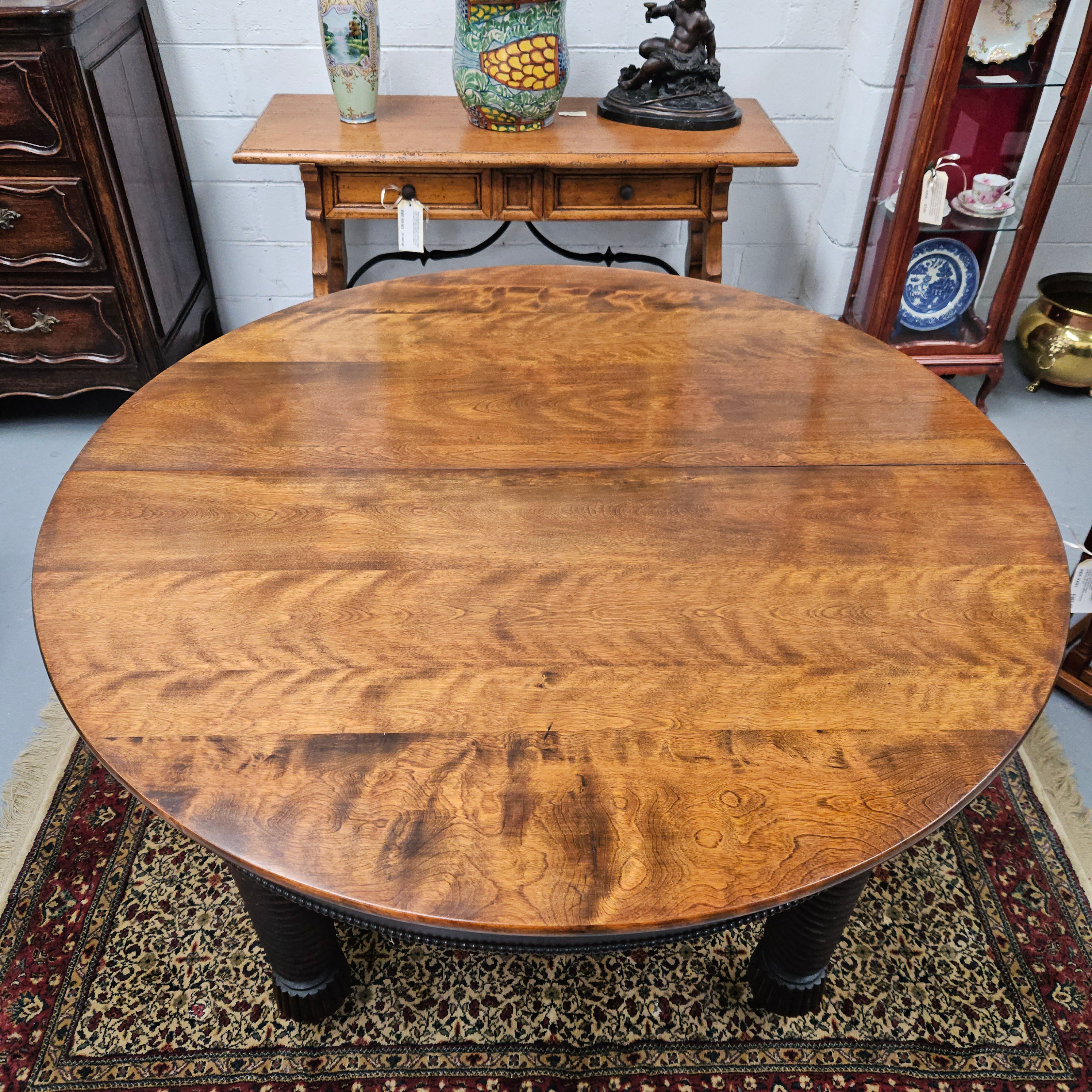 Queensland Coachwood Extension Table | Antique & Vintage | Moonee Ponds Antiques | Australia Wide Delivery