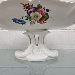 Rare Antique Hand Painted Coalport Comport Circa 1830's | Antique & Vintage | Moonee Ponds Antiques | Australia Wide Delivery