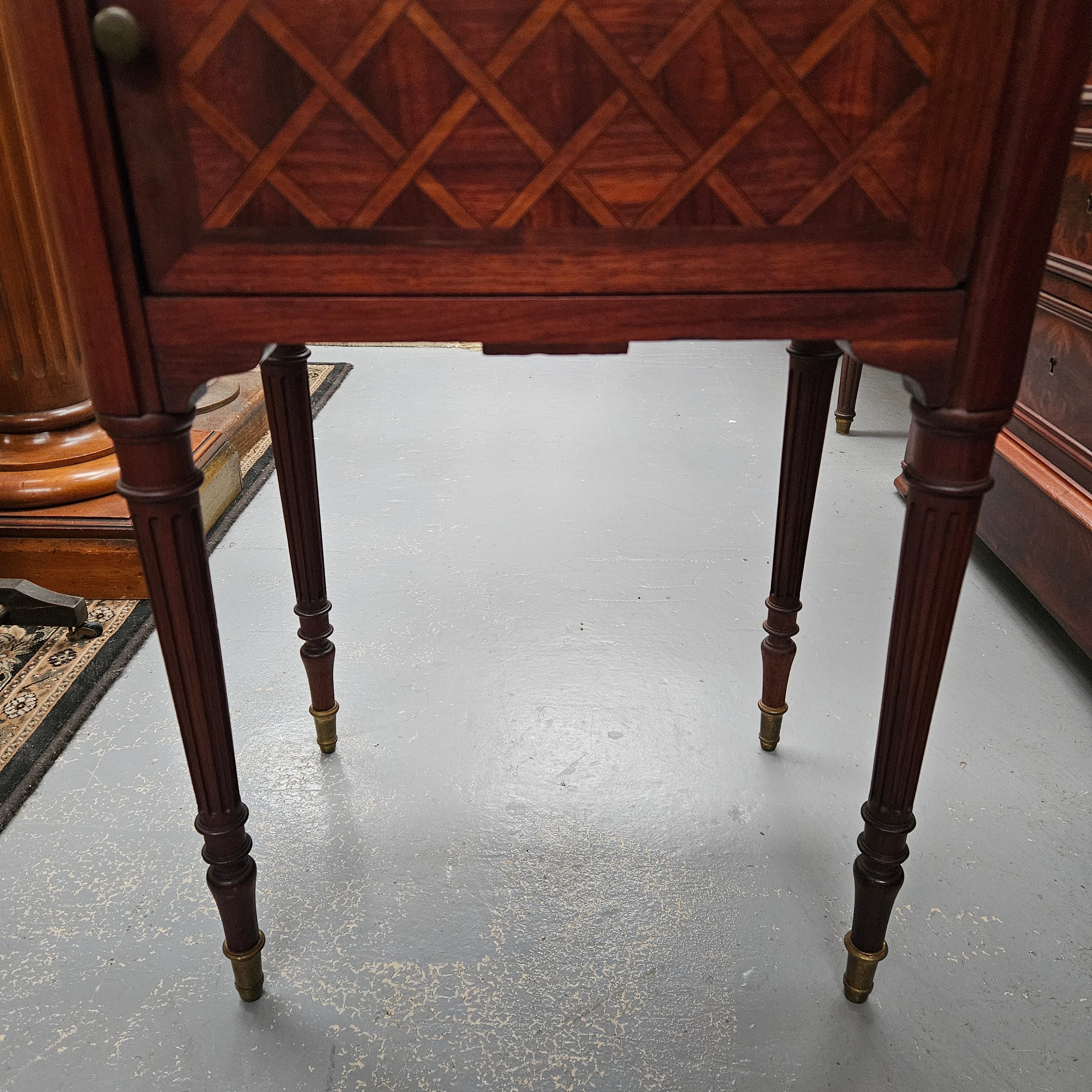 Louis XVIth Style Mahogancy Side Cabinet/Bedside | Antique & Vintage | Moonee Ponds Antiques | Australia Wide Delivery