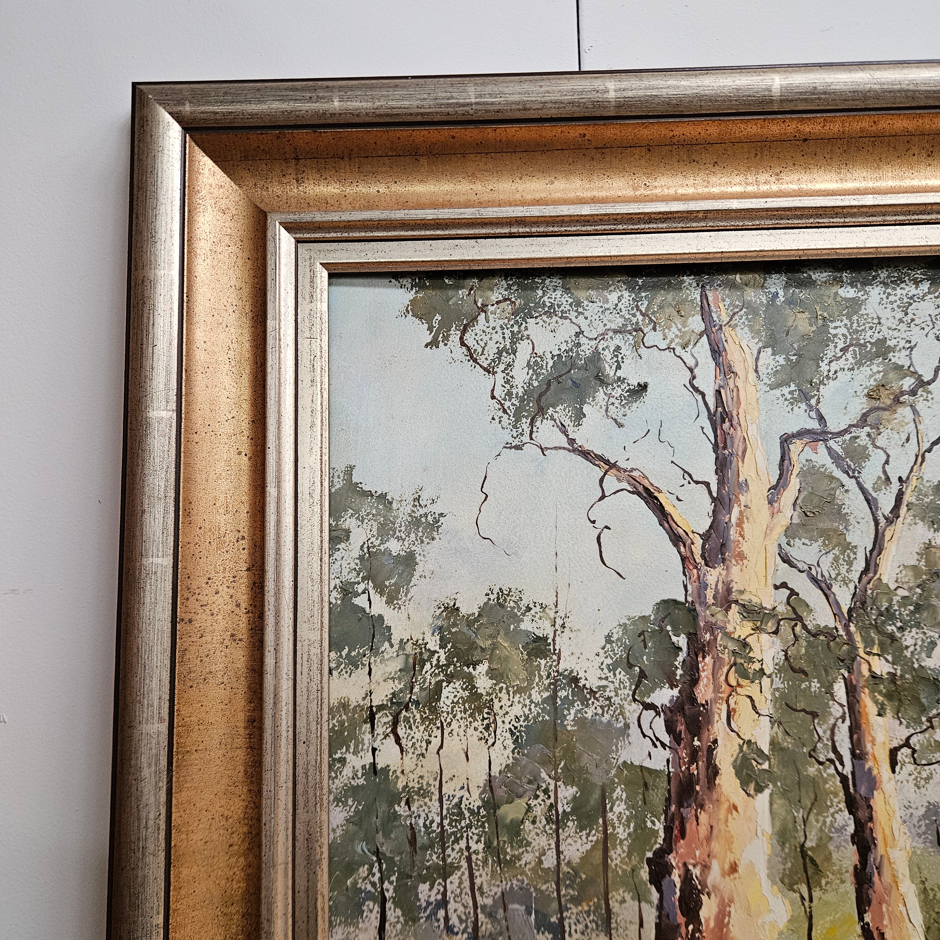 Australian Signed Simpson Oil on Board Framed Painting | Antique & Vintage | Moonee Ponds Antiques | Australia Wide