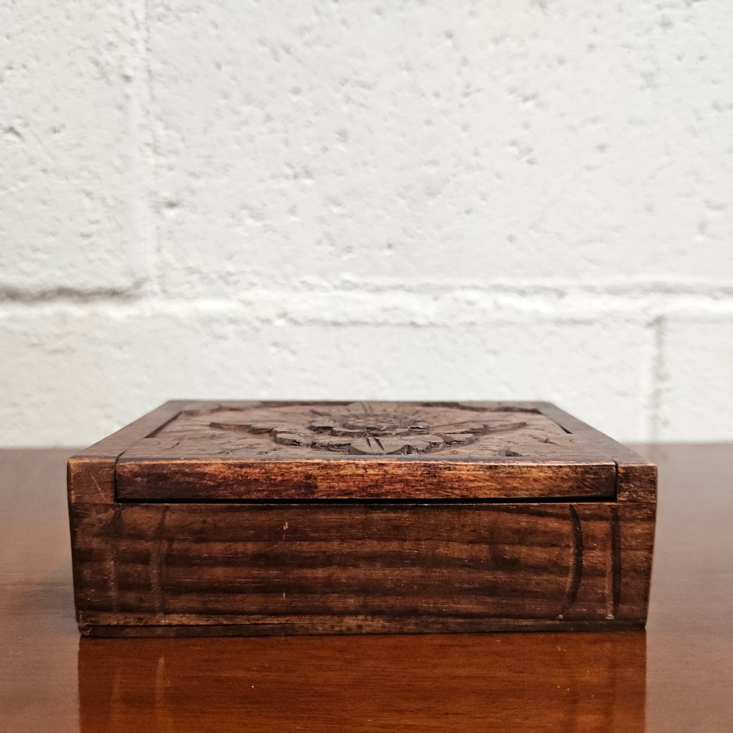 Vintage Hand Carved Box