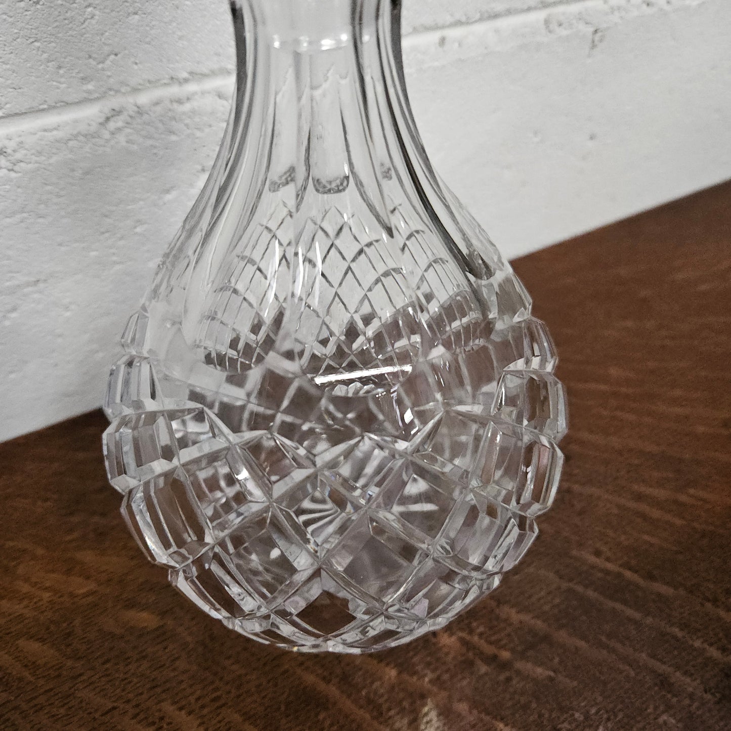 Cut Crystal Decanter with Stopper