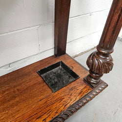 English Oak Gothic Style Hallstand | Antique & Vintage | Moonee Ponds Antiques | Australia Wide Delivery
