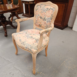 Vintage Whitewash Provincial Style Armchair | Antique & Vintage | Moonee Ponds Antiques | Australia Wide Delivery