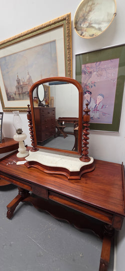 Victorian Marble Based Dressing Table Toilet Vanity Mirror | Antique & Vintage | Moonee Ponds Antiques | Australia Wide Delivery