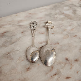 Vintage Silverplated Kiwi Tea Spoons (2)