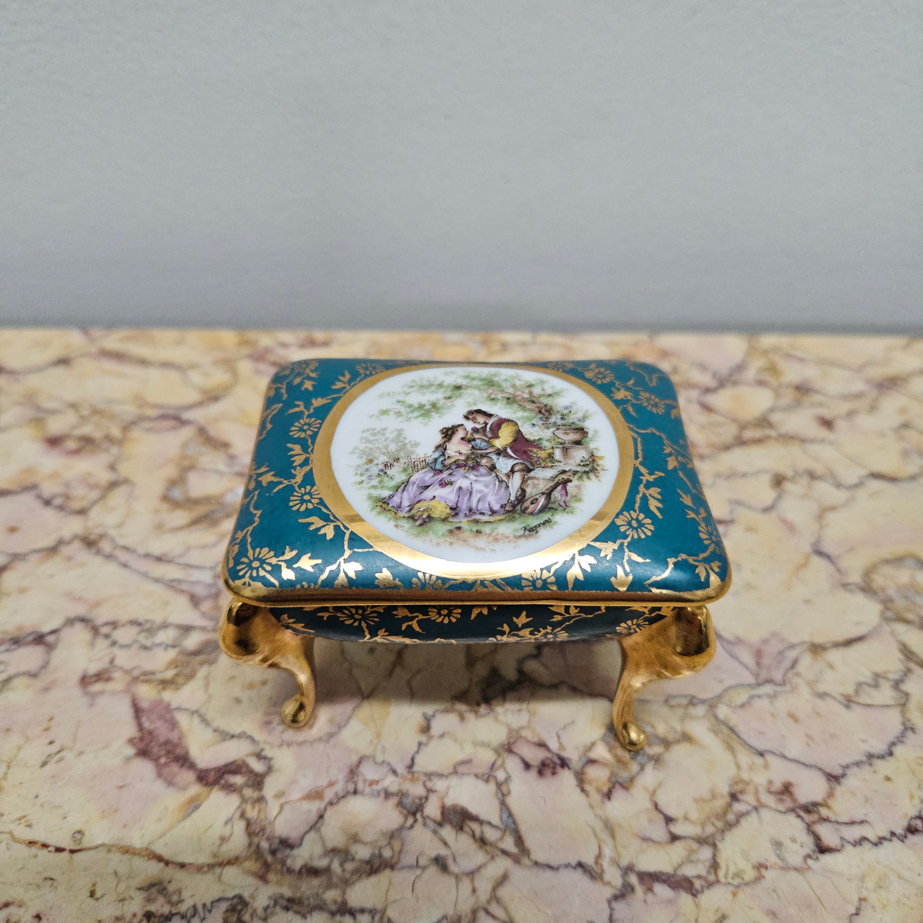 Monarch French Limoges Trinket Box | Antique & Vintage | Moonee Ponds Antiques | Australia Wide Delivery