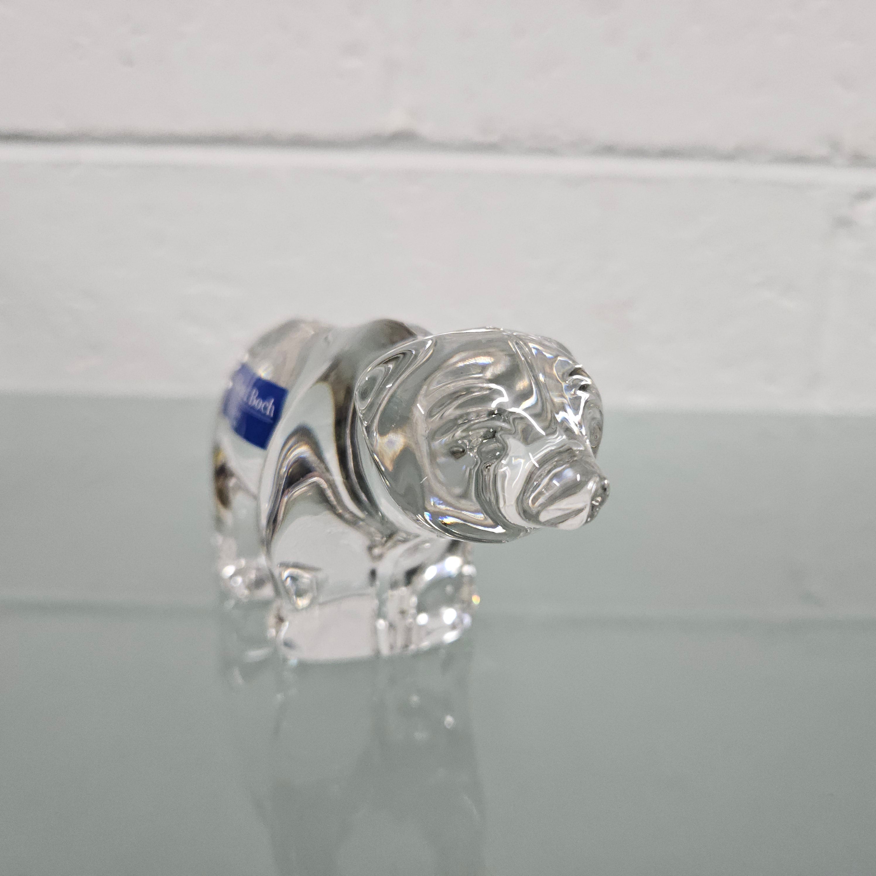 Vileroy & Boch Crystal Bear Paperweight | Antique & Vintage | Moonee Ponds Antiques | Australia Wide Delivery