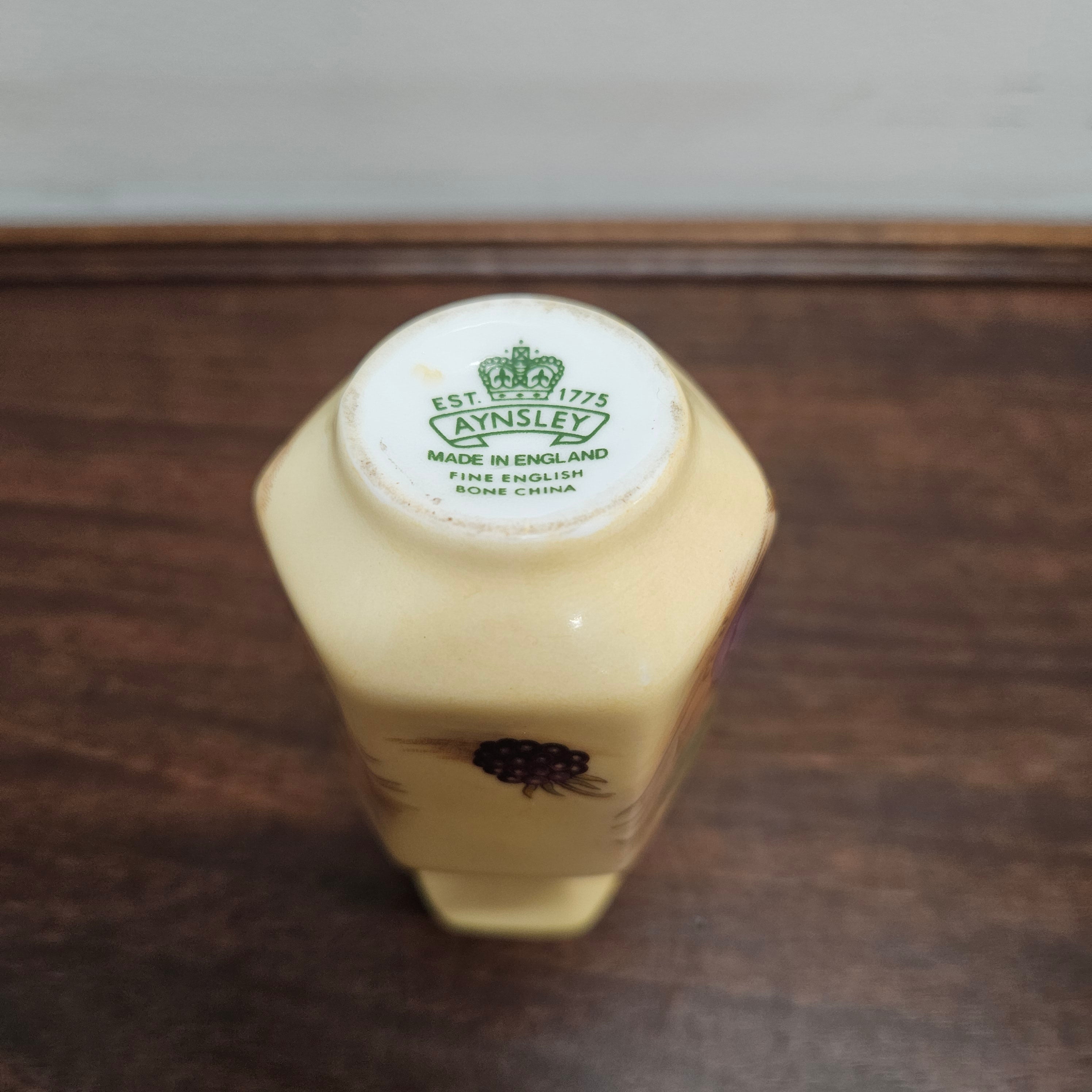 Aynsley Orchard Miniature Vase | Antique & Vintage | Moonee Ponds Antiques | Australia Wide