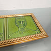 Pair Rare Edwardian Framed Tiles King Georg V & Queen Mary | Antique & Vintage | Moonee Ponds Antiques | Australia Wide Delivery