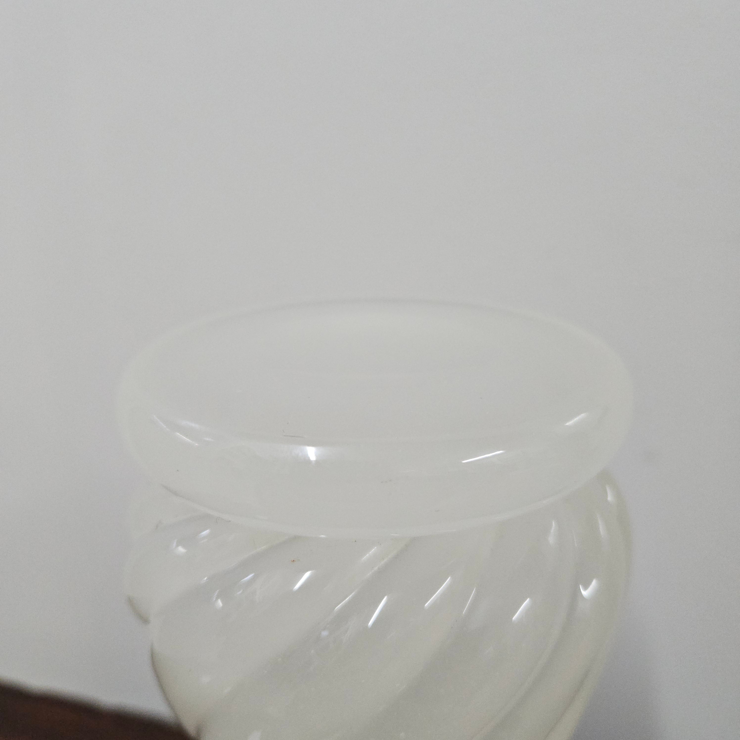 Attractive Vintage Opaline Italian Swirled Glass Vase | Antique & Vintage | Moonee Ponds Antiques | Australia Wide Delivery
