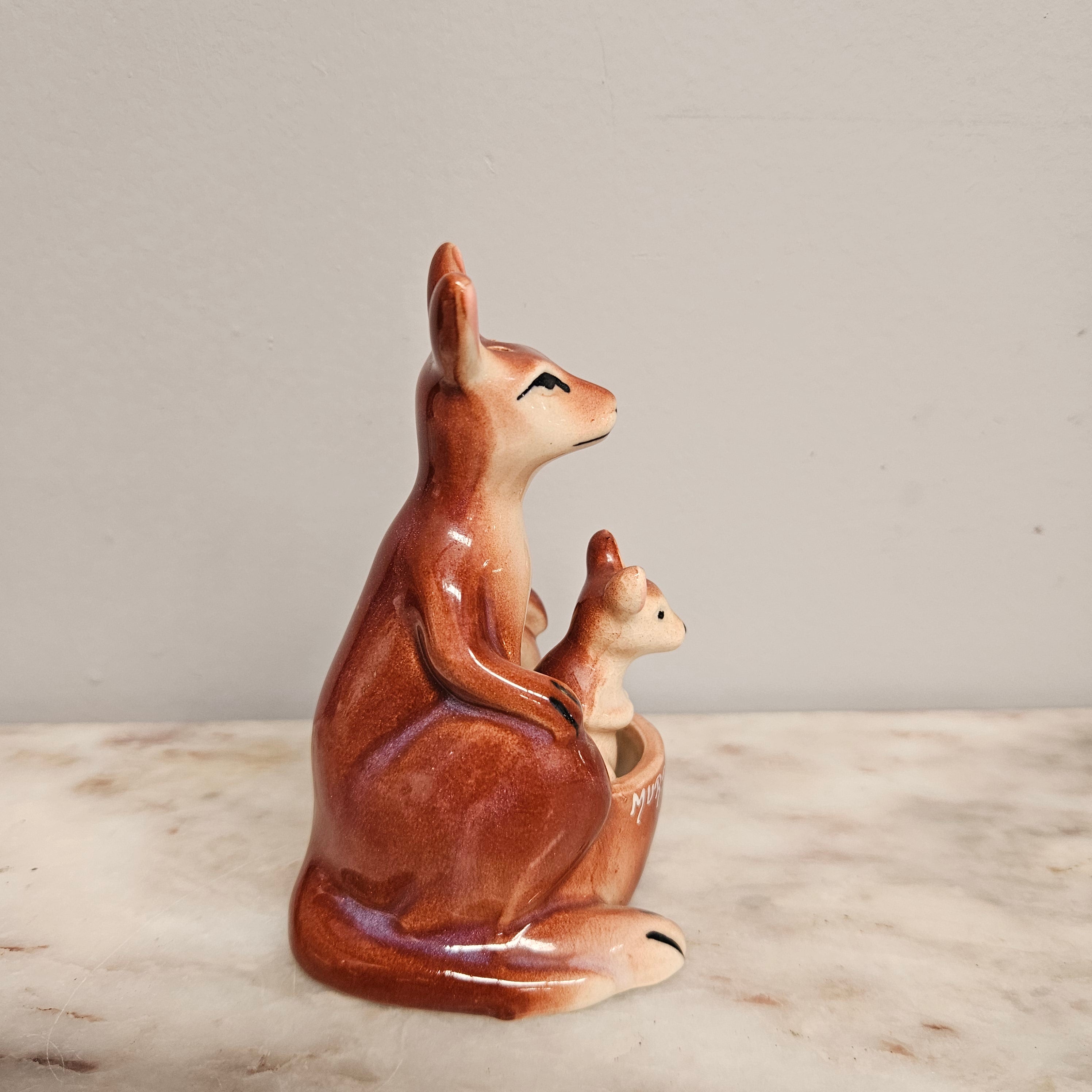 Vintage Kangaroo & Joey Salt and Pepper Shakers | Antique & Vintage | Moonee Ponds Antiques | Australia Wide Delivery