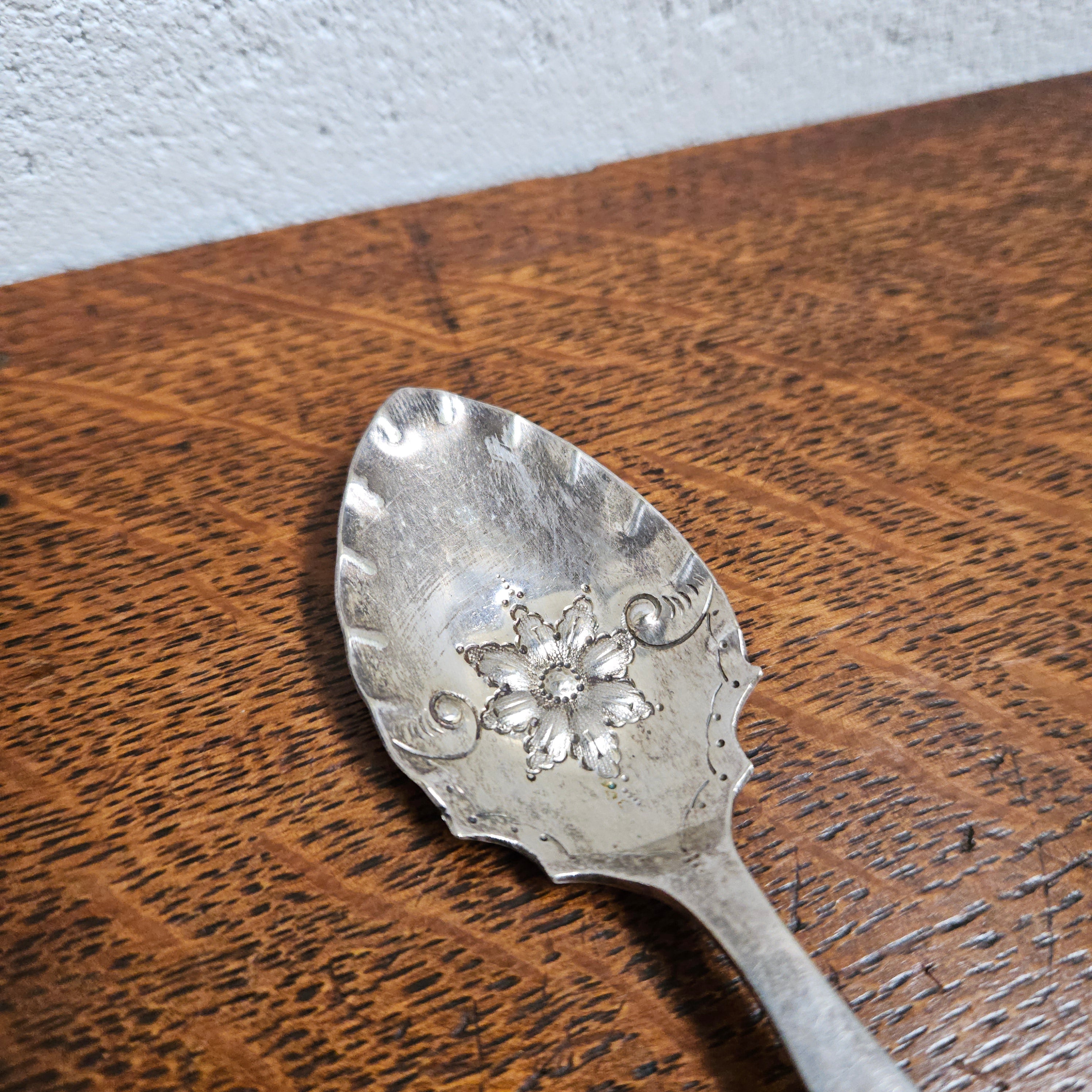 Antique Mother of Pearl & EPNS Silver Serving Spoon | Antique & Vintage | Moonee Ponds Antiques | Australia Wide Delivery