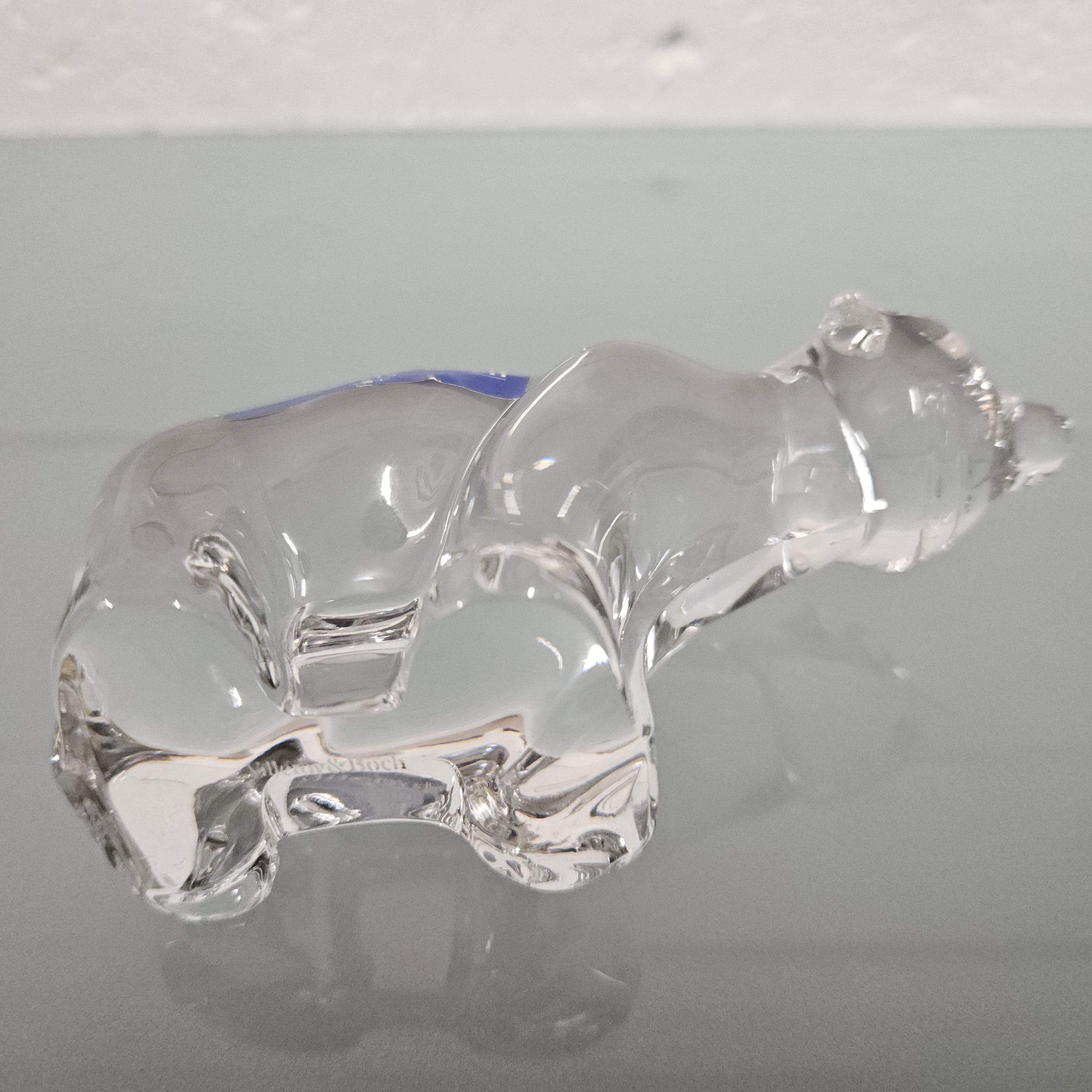 Vileroy & Boch Crystal Bear Paperweight | Antique & Vintage | Moonee Ponds Antiques | Australia Wide Delivery