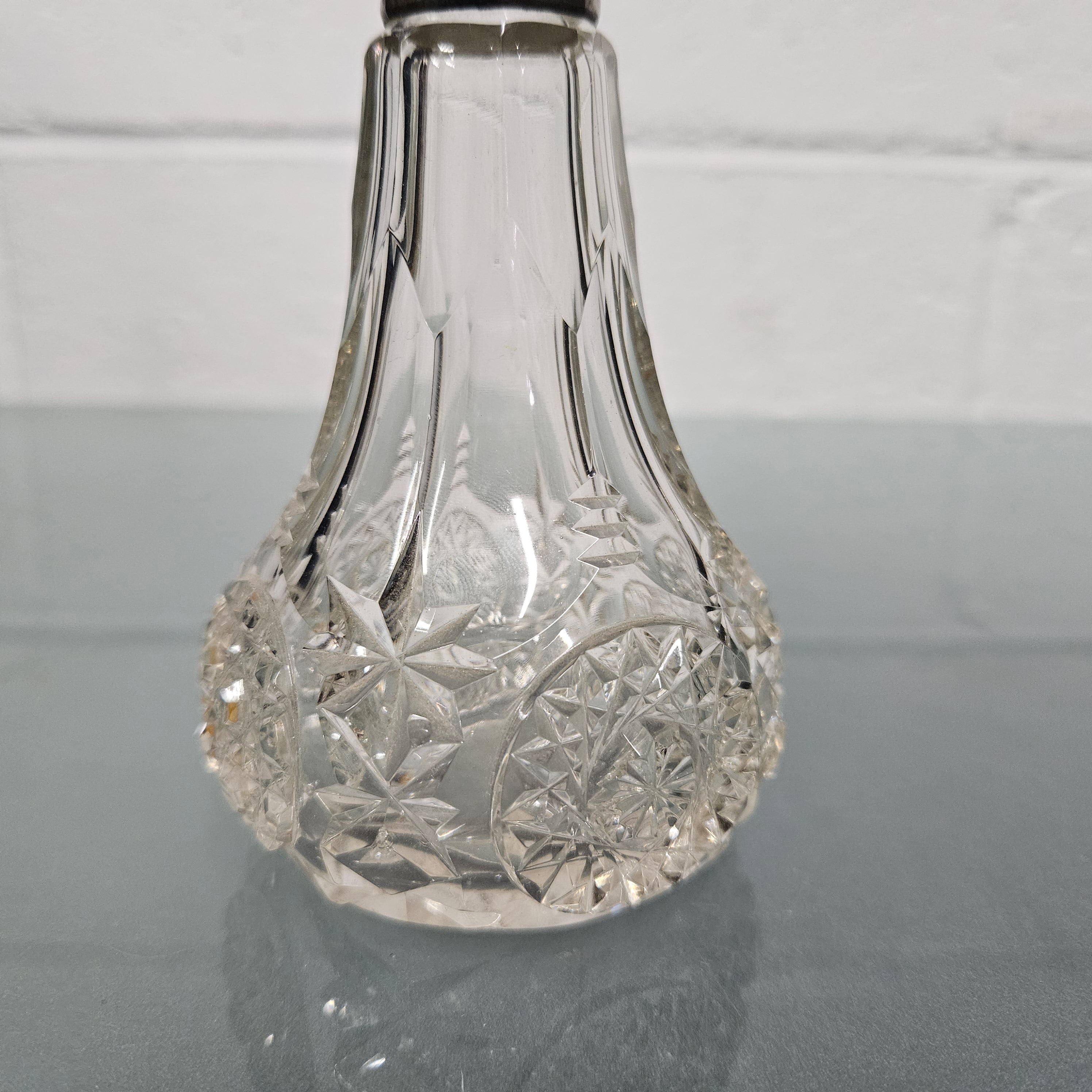 Edwardian Silver Collared Perfume Bottle | Antique & Vintage | Moonee Ponds Antiques | Australia Wide Delivery