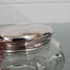 Antique Cut Glass & Sterling Silver Lid Bowl | Antique & Vintage | Moonee Ponds Antiques | Australia Wide Delivery