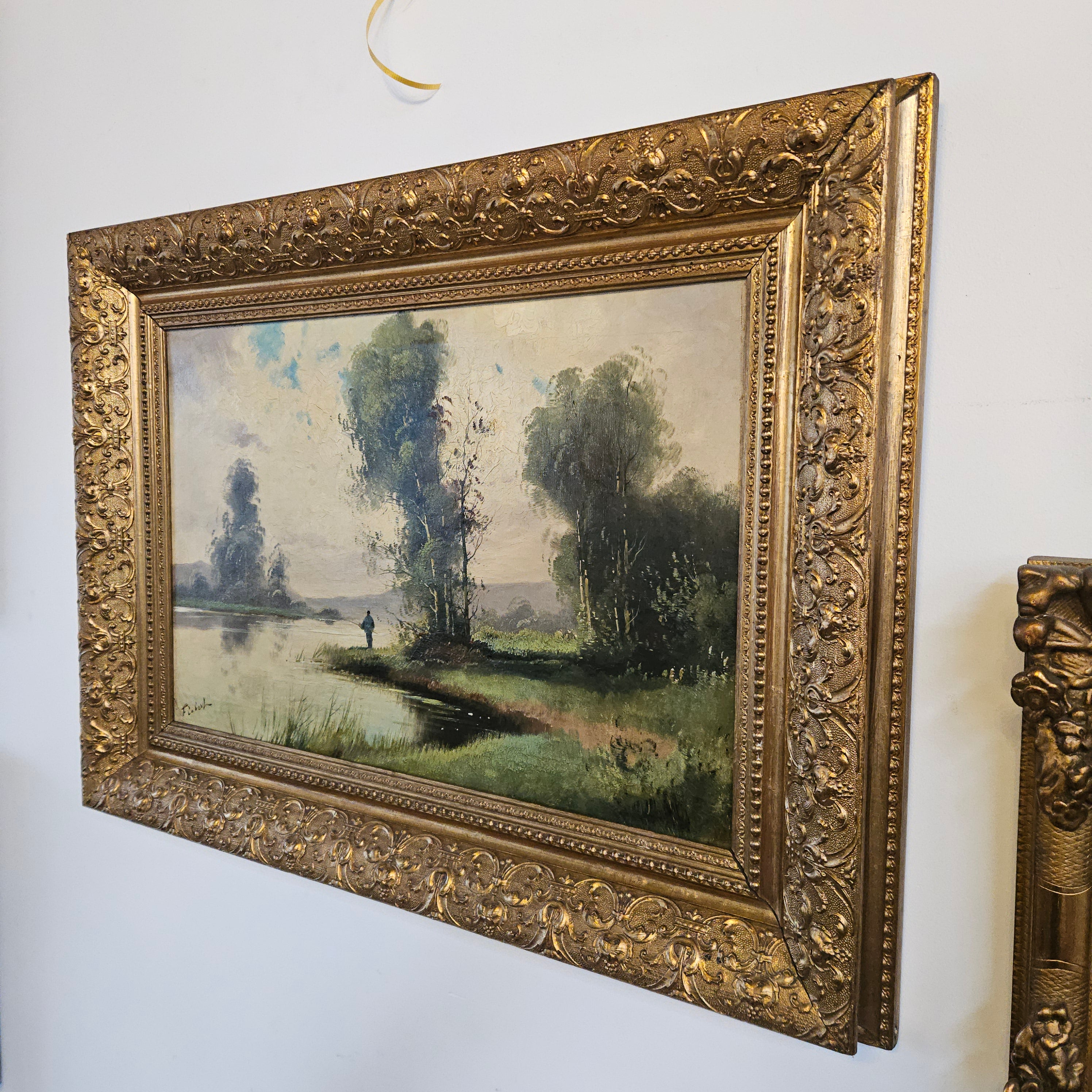 French Oil on Canvas Signed Painting | Antique & Vintage | Moonee Ponds Antiques | Australia Wide Delivery