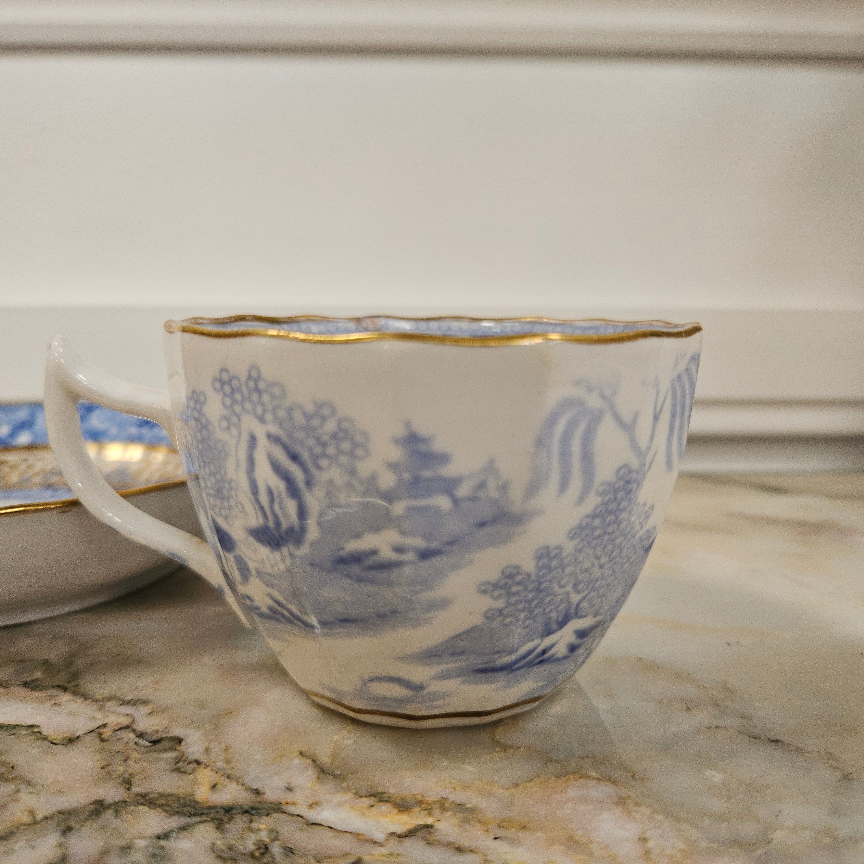 18th Century Worchester Cup & Saucer | Antique & Vintage | Moonee Ponds Antiques | Australia Wide Delivery
