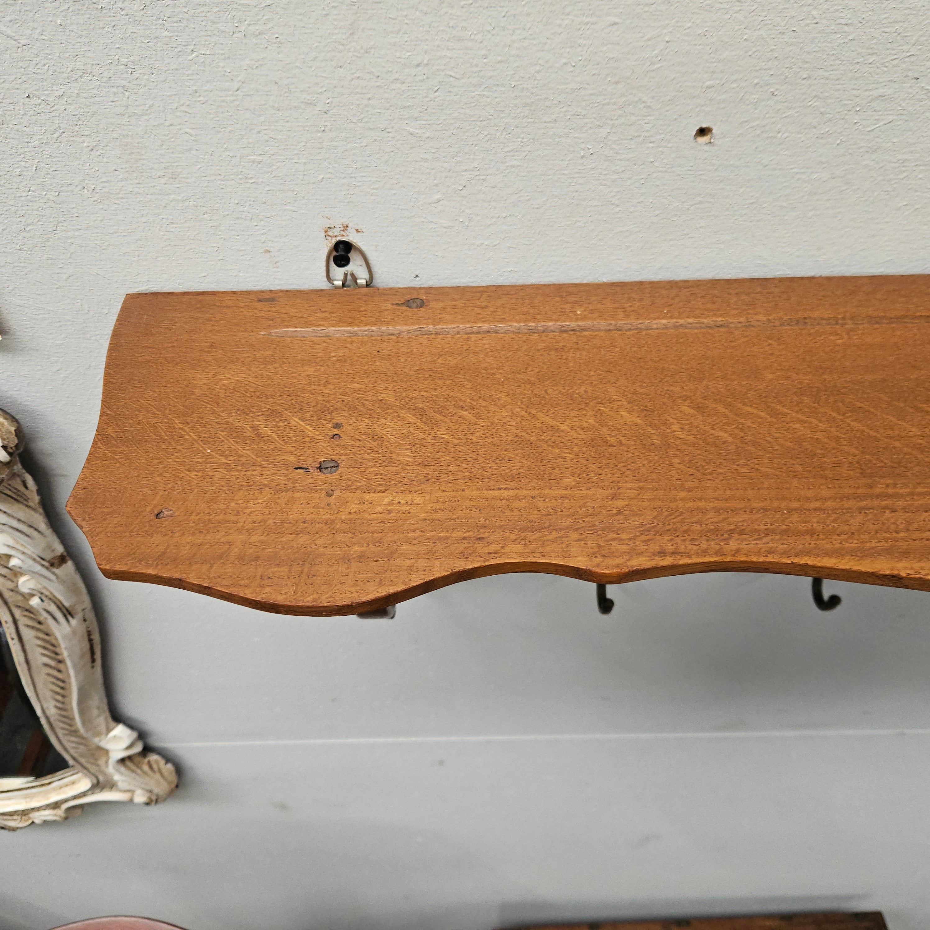 French Oak Wall Carved Coat/Hat Rack | Antique & Vintage | Moonee Ponds Antiques | Australia Wide Delivery
