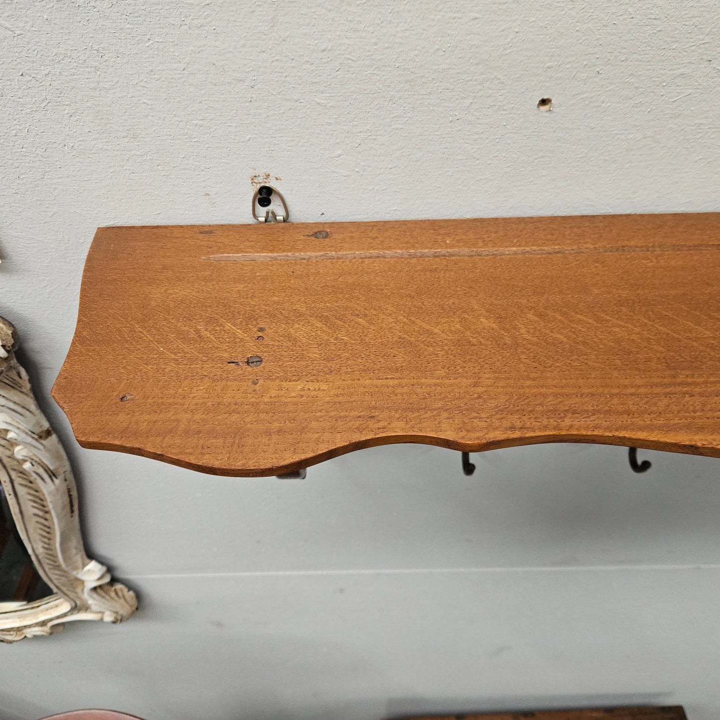 French Oak Wall Carved Coat/Hat Rack