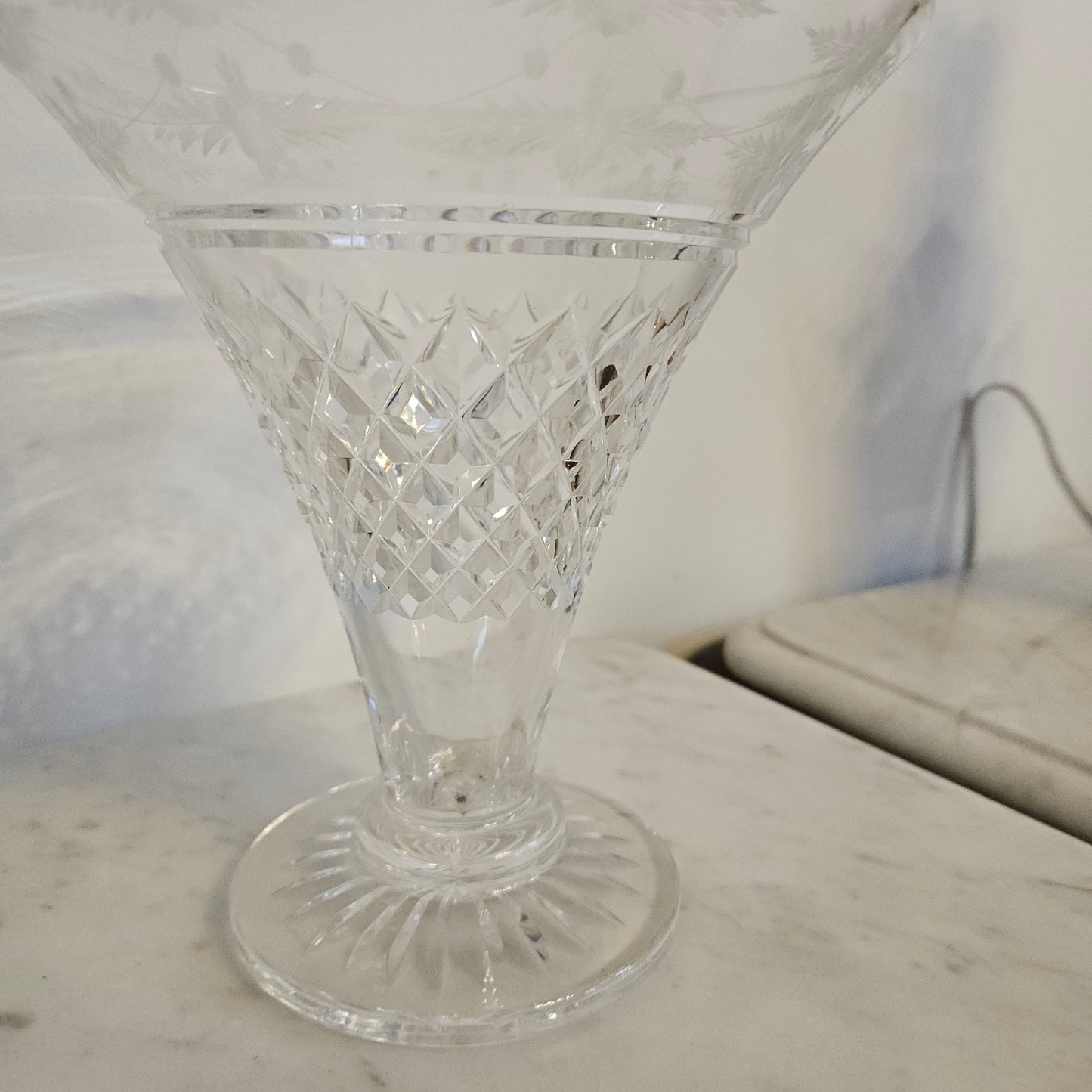 Antique Stuart Crystal Vase