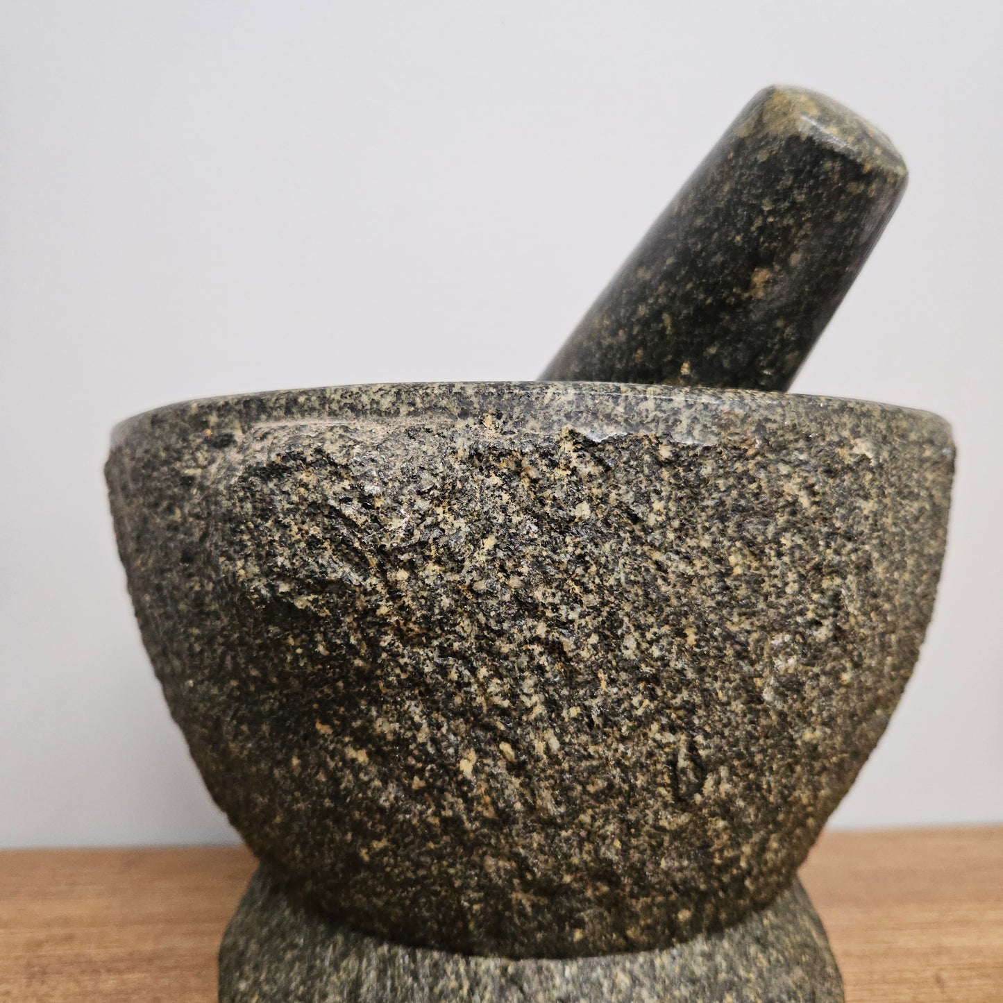 Vintage Granite Mortar & Pestle
