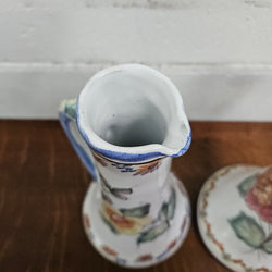 Pair of Hand Painted Portguese Pottery Coimbra Jug/Vases | Antique & Vintage | Moonee Ponds Antiques | Australia Wide Delivery
