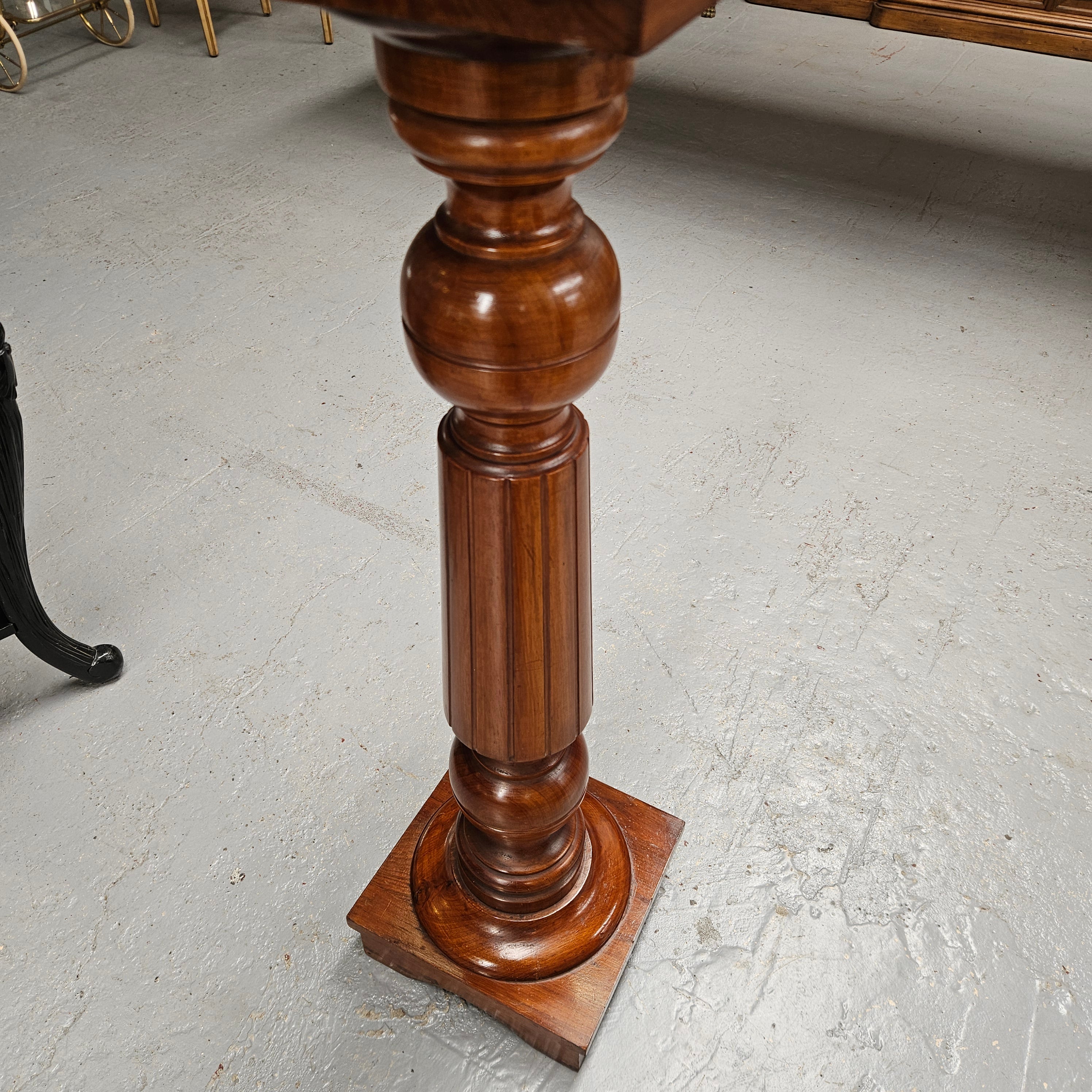 Vintage Mahogany Pedestal | Antique & Vintage | Moonee Ponds Antiques | Australia Wide