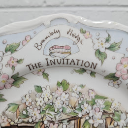 Vintage Royal Doulton Brambly Hedge "The Invitation" Plate Made in England