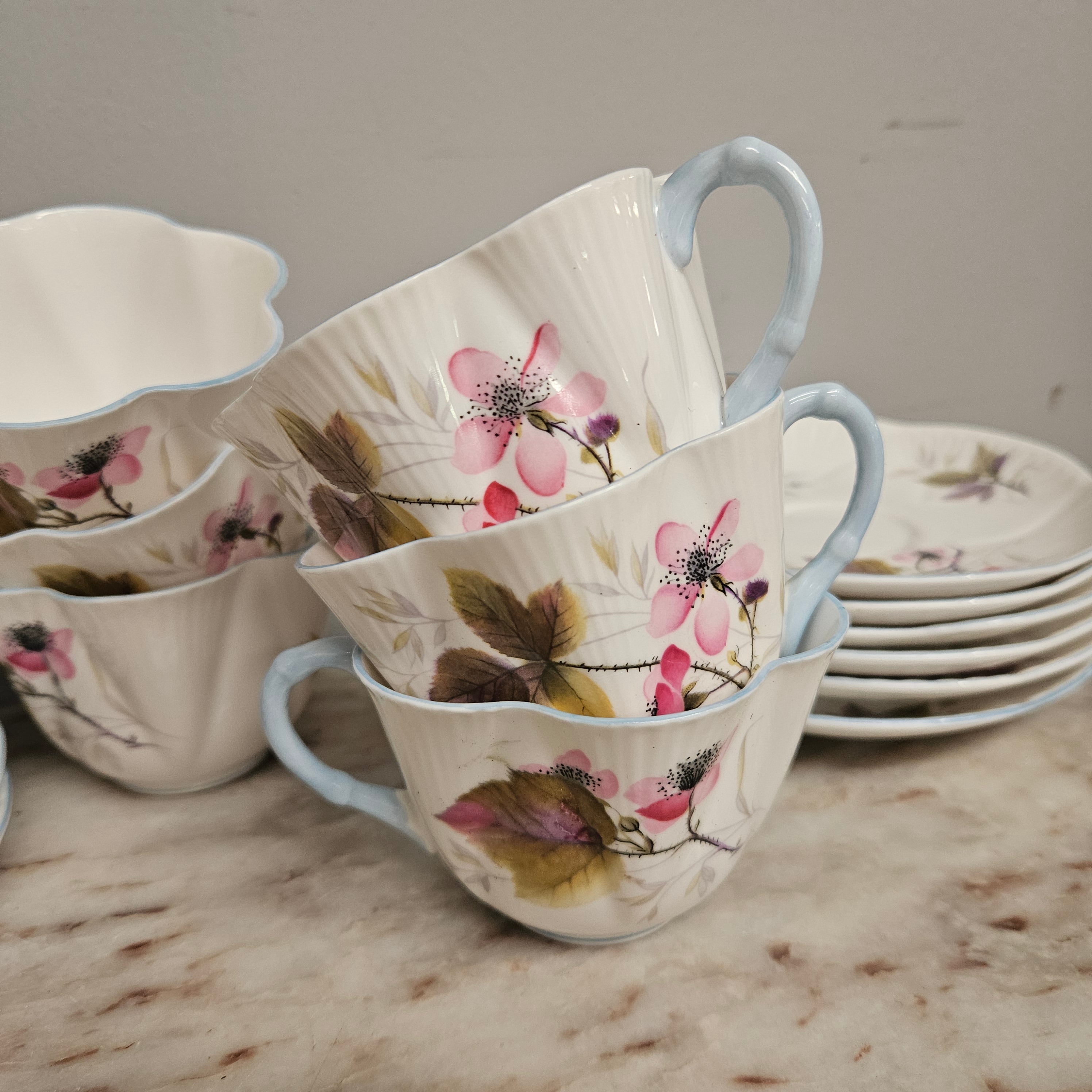 Rare Shelley Bramble Pattern Tea Set | Antique & Vintage | Moonee Ponds Antiques | Australia Wide Delivery