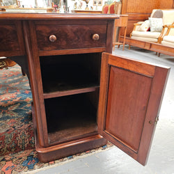 Mid Victorian Leather Top Mahogany Desk | Antique & Vintage | Moonee Ponds Antiques | Australia Wide Delivery