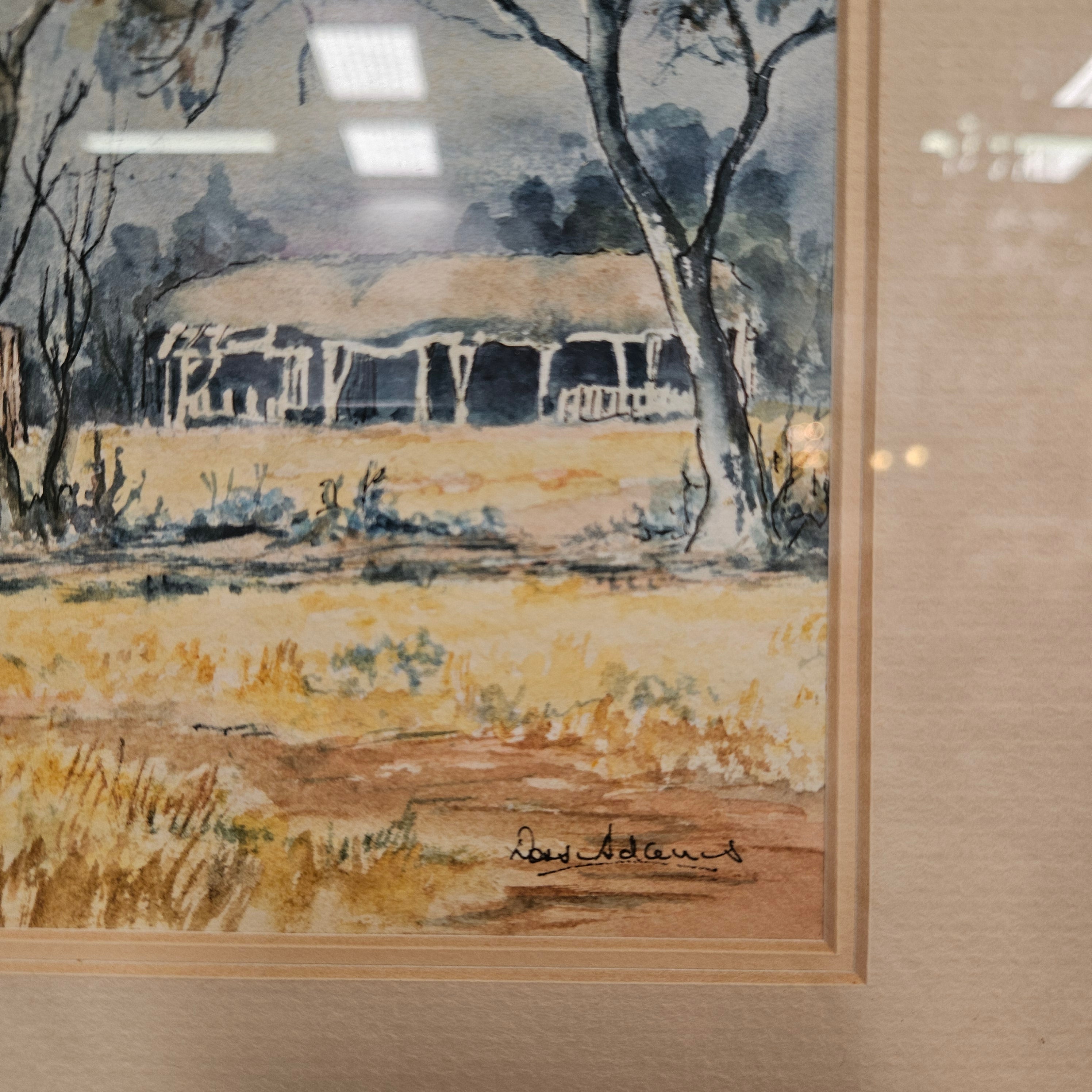 Watercolour Landscape Signed | Antique & Vintage | Moonee Ponds Antiques | Australia Wide