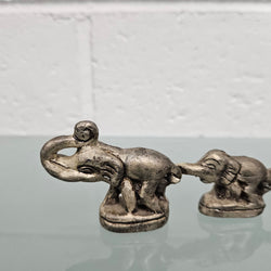 Silvered Bronze Elephant Herd | Antique & Vintage | Moonee Ponds Antiques | Australia Wide Delivery