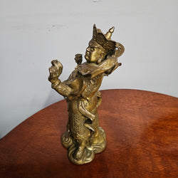 Vintage Bronze Of Guan Yu Chinese Deity
