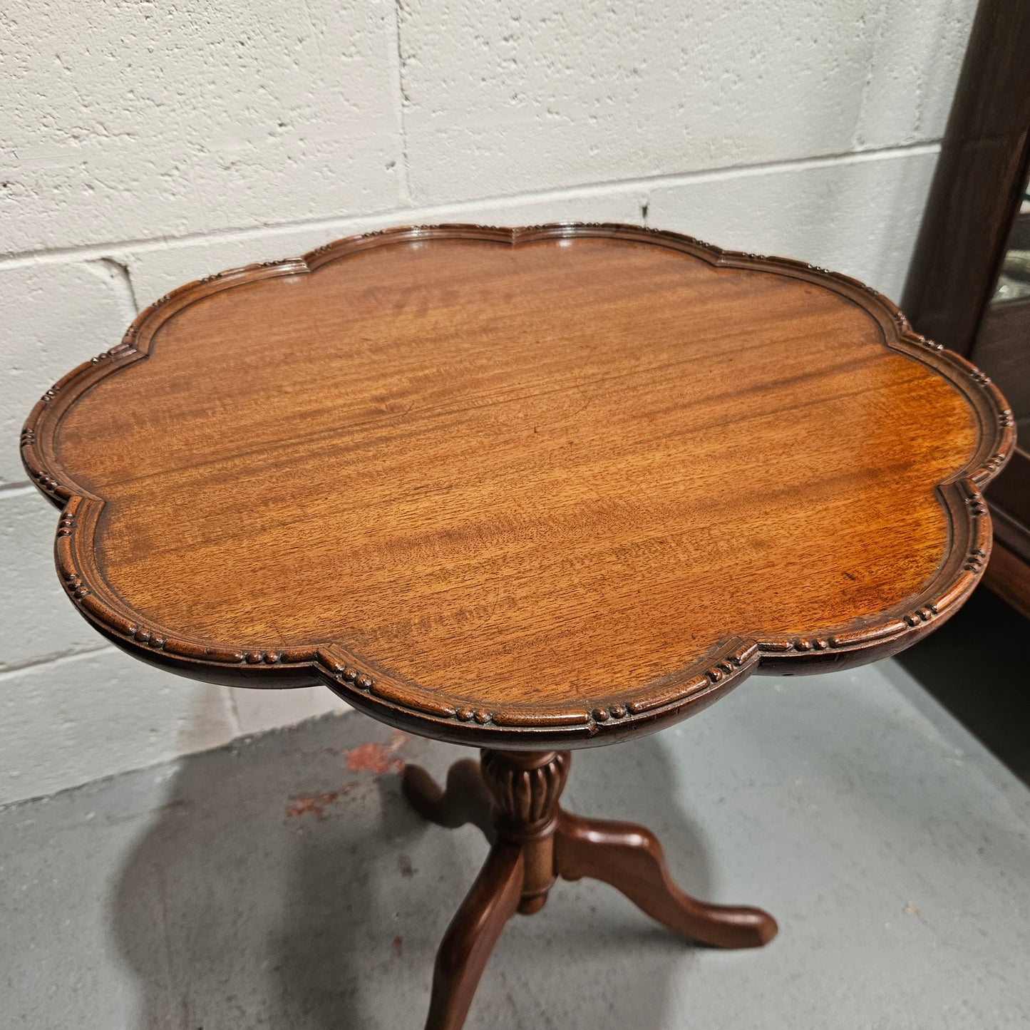 Vintage Mahogany Wine Table