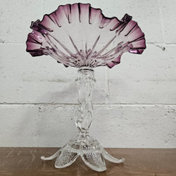 Vintage Amethyst Glass Comport | Antique & Vintage | Moonee Ponds Antiques | Australia Wide Delivery
