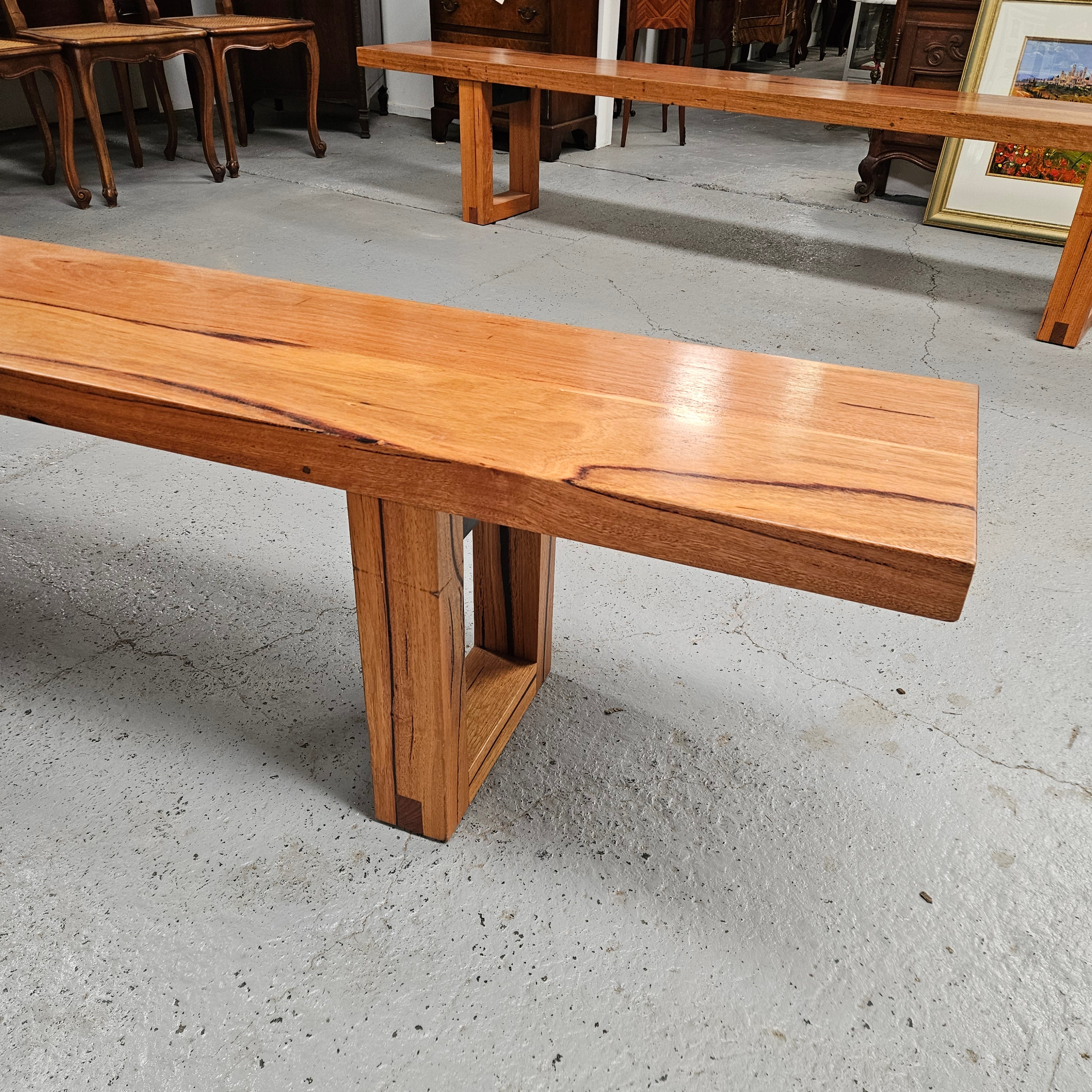 Stunning Reclaimed Blue Gum Bench Seat | Antique & Vintage | Moonee Ponds Antiques | Australia Wide Delivery