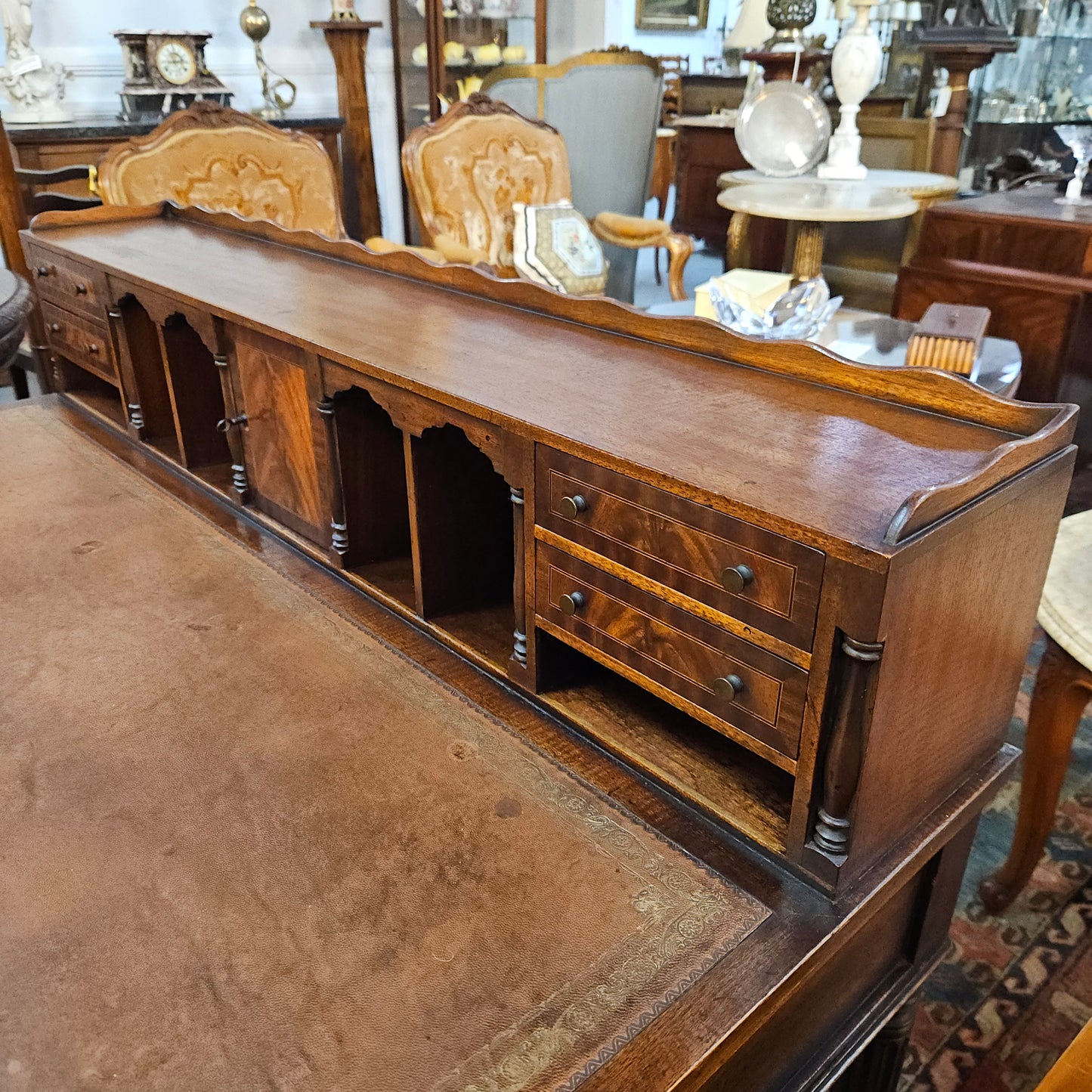 Mahogany Bonheur Du Jour Desk