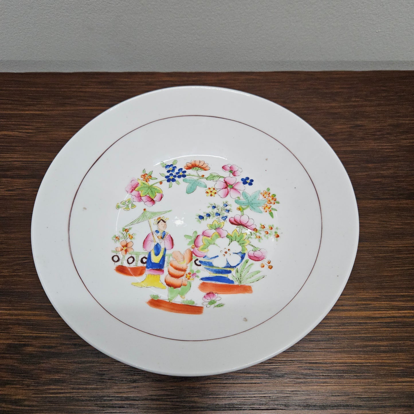 Hildach & Sons Chinoiseries Scene Shallow Bowl