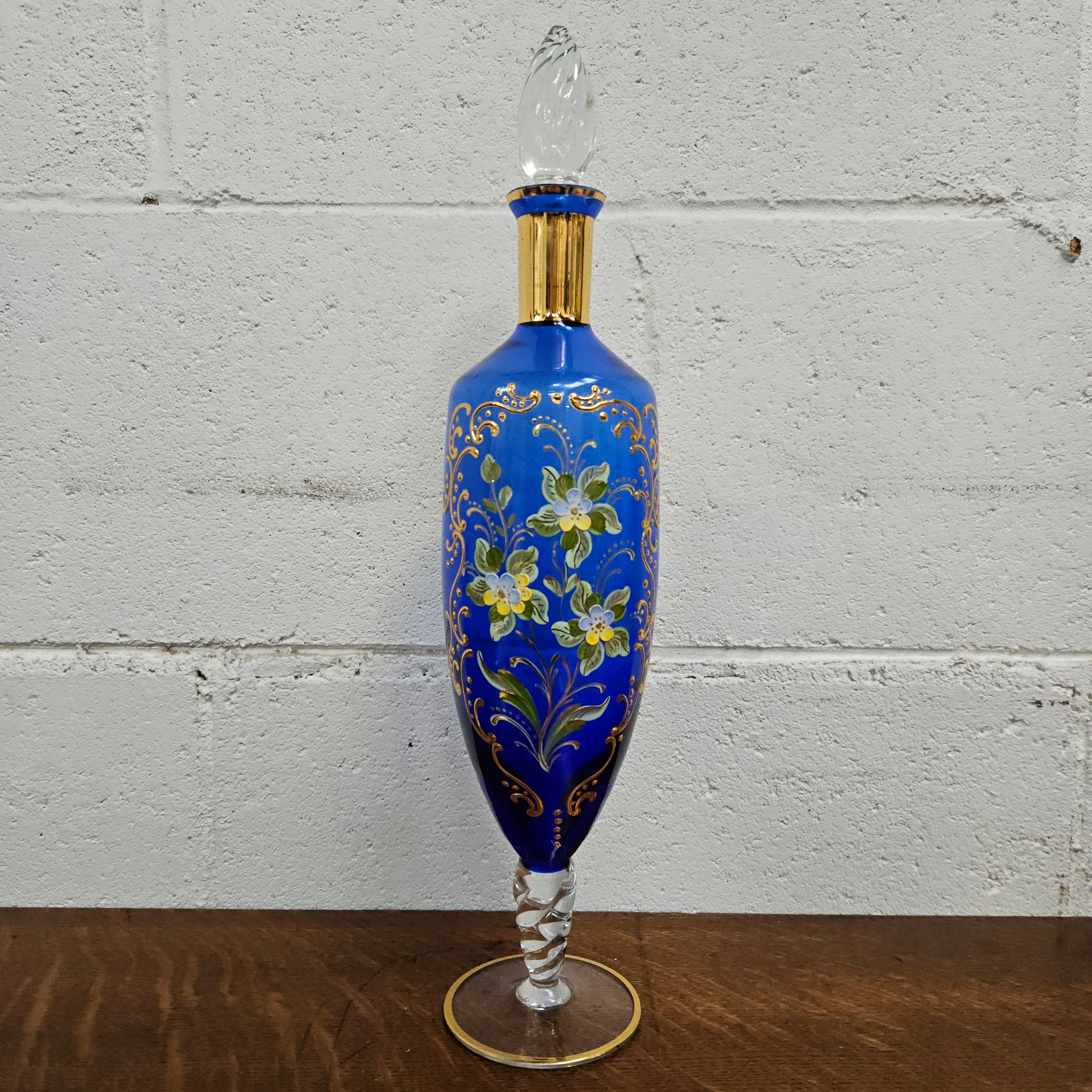 Bohemian Art Glass Decanter | Antique & Vintage | Moonee Ponds Antiques | Australia Wide Delivery