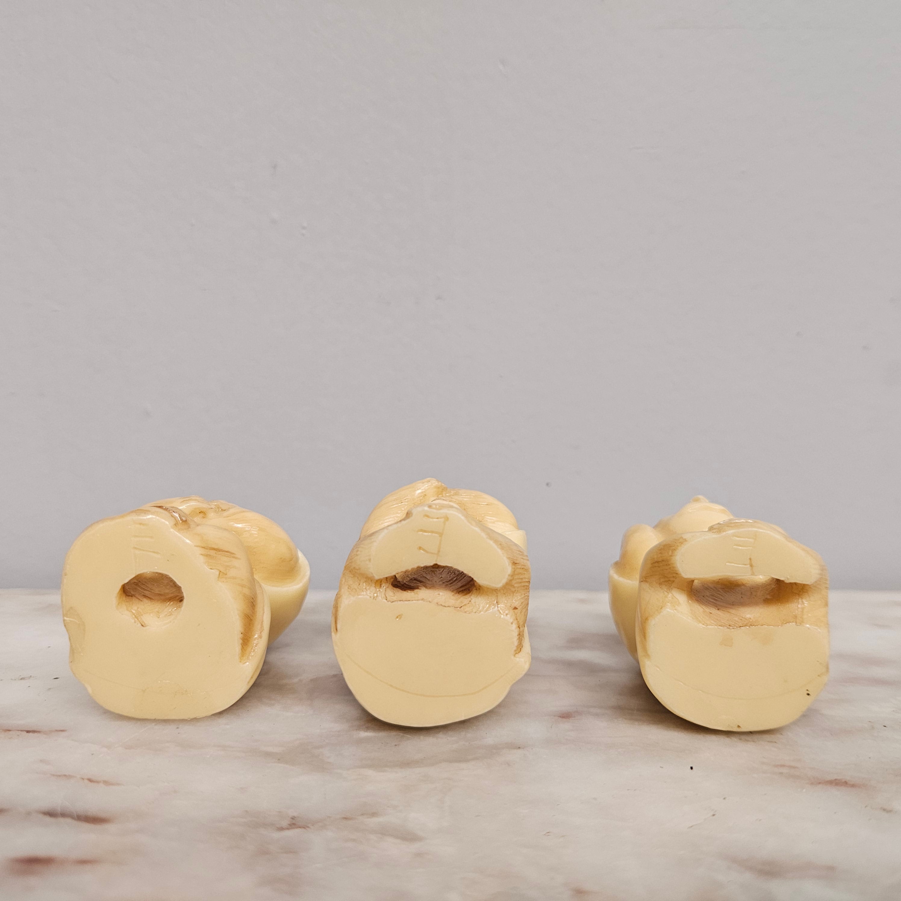 Vintage Set of Three Wise Monkeys | Antique & Vintage | Moonee Ponds Antiques | Australia Wide
