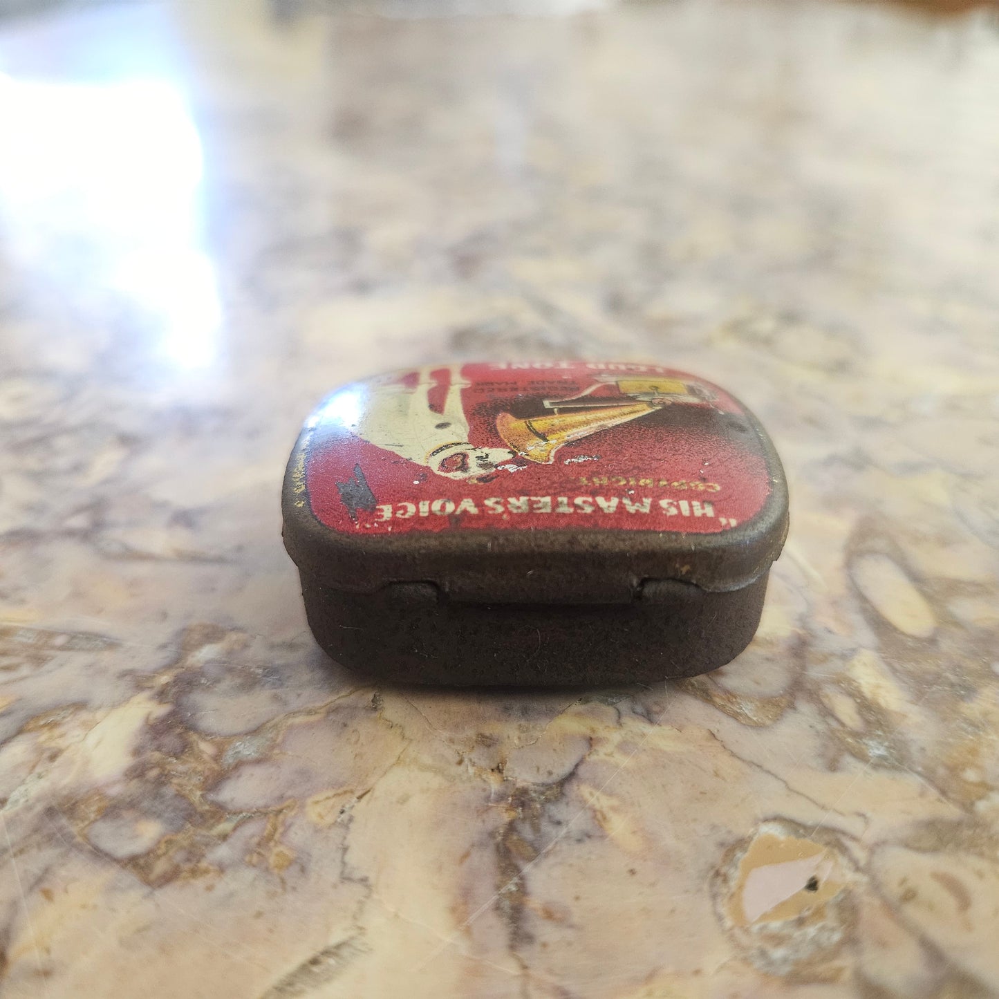 Vintage HMV Gramophone Needle Tin & Needles
