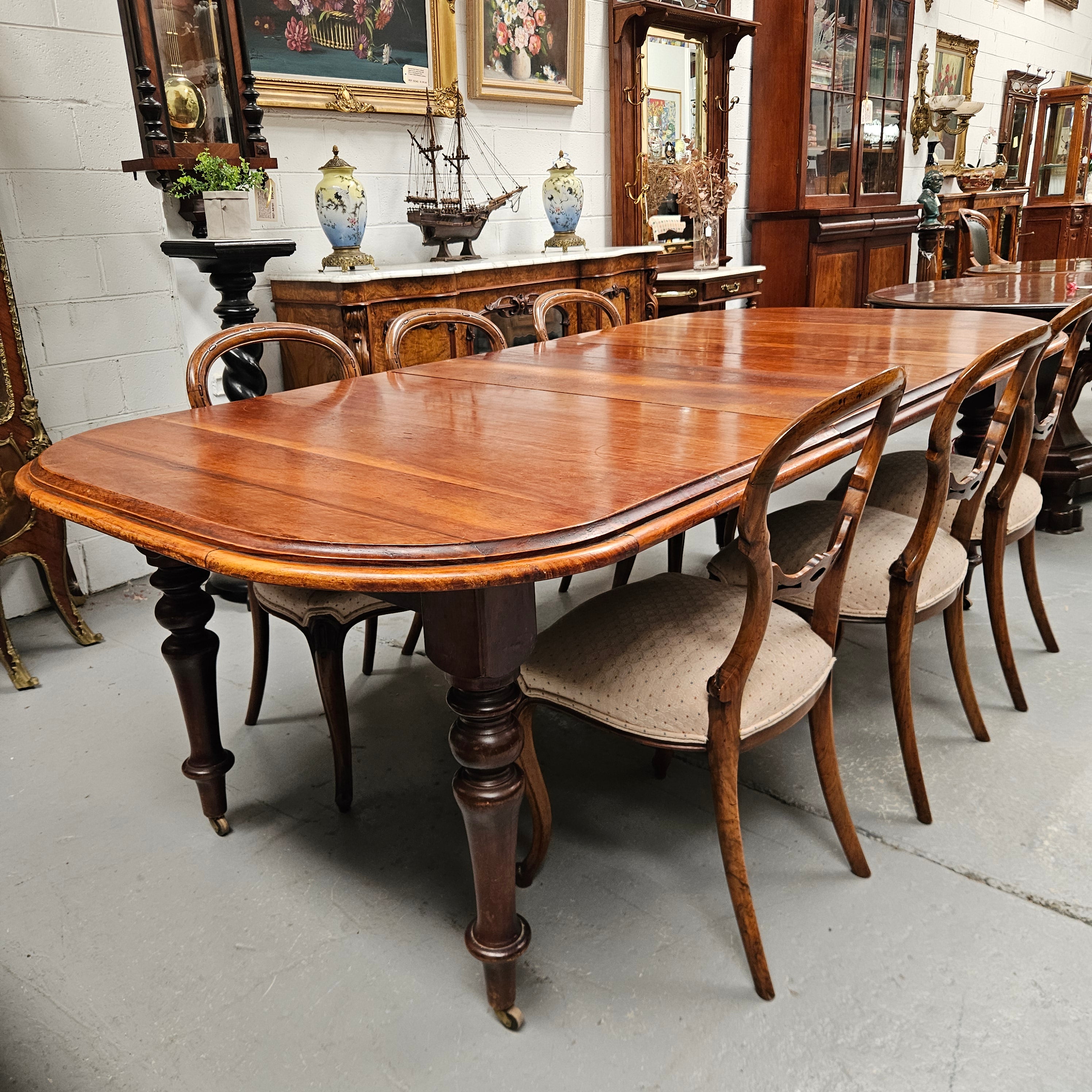 Victorian Mahogany Extension Dining Table | Antique & Vintage | Moonee Ponds Antiques | Australia Wide