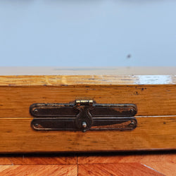 Edwardian Stoneware & Silver Plate Crumb Scoop In Original Box | Antique & Vintage | Moonee Ponds Antiques | Australia Wide Delivery